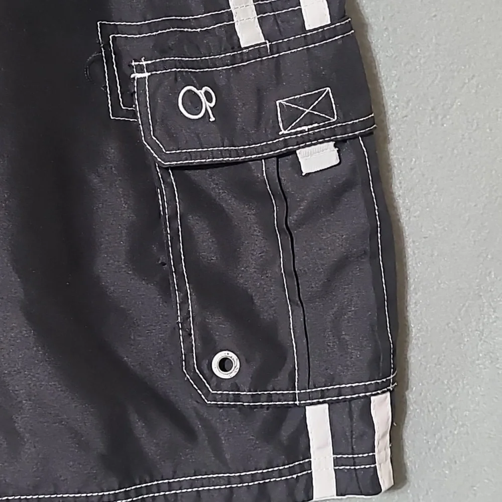 OP‎ Men's Black Swim Trunks - Size XL